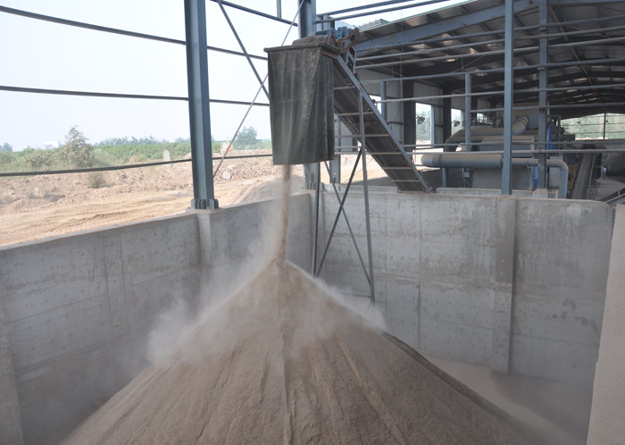 Sand making production line is widely used in South africa