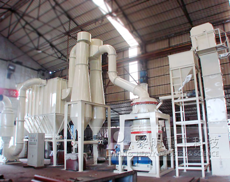 HGM series micro-powder mill processing plant in Thailand