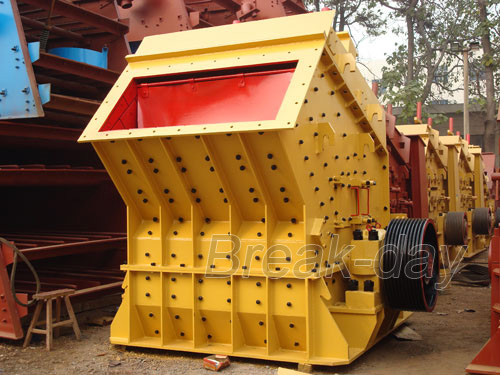 stone impact crusher with capacity 70-120tph plant in India