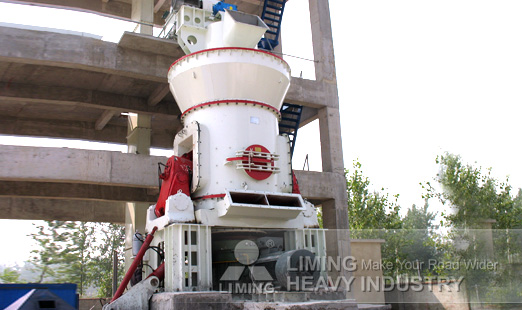 Roller mill used in the cement grinding plant in industry