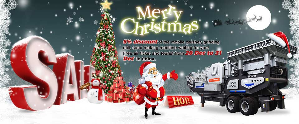 large discount for crushing equipment on christmas day
