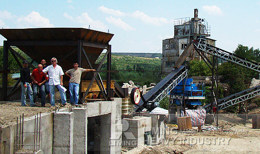 overburden crushing plant with 60-300tph capacity in Indonesia