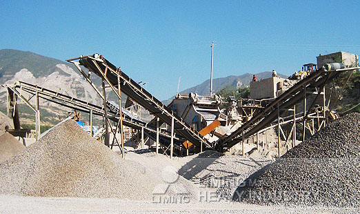 Middle scale marble crushing process industry in Bangladesh