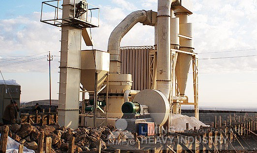 lm series vertical mill applied for magnesite process plant in Saudi Arabia