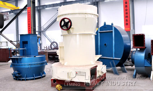 TGM series trapezium grinding mill applied for coal grinding plant in Columbia