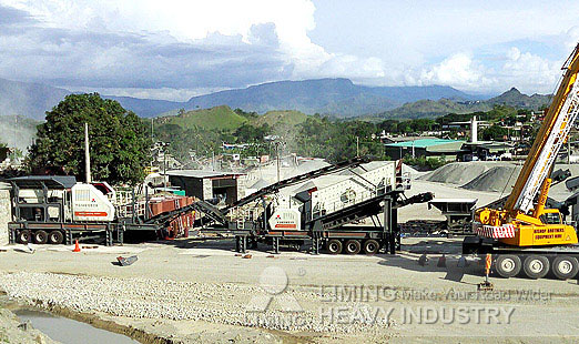 mobile crushing plant applied for construction waste processing in Russia