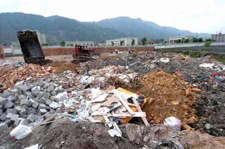 construction waste recycling processing plant in Russia