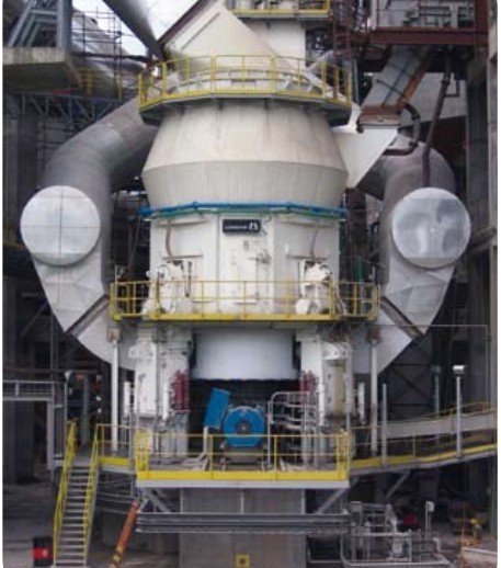 LM series vertical roller mill applied for cement raw material processing plant in Chile