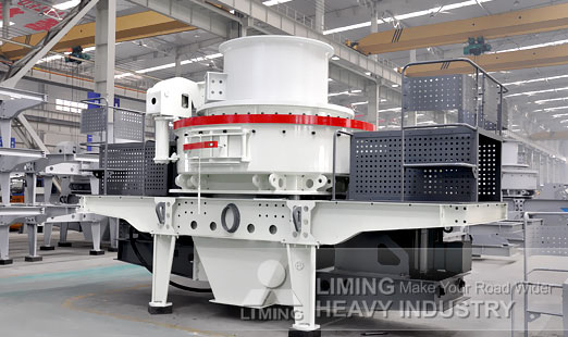 VSI5X series shaft impact crusher bring spring for the construction sand making industry