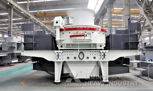 VSI5X series shaft impact crusher bring spring for the construction sand making industry