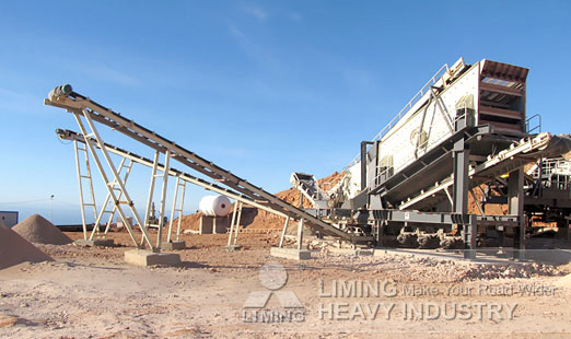 PEW European type jaw crusher applied for construction sand processing plant in Liberia