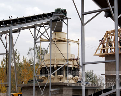 USA copper mine beneficiation used hydraulic cone crusher hpc400