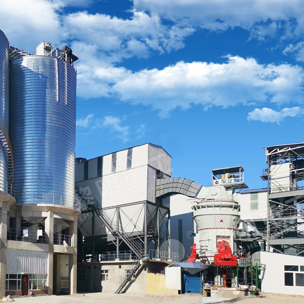 Raymond vertical mill for gypsum processing